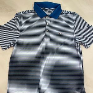 Vineyard Vines Blue Collared Shirt